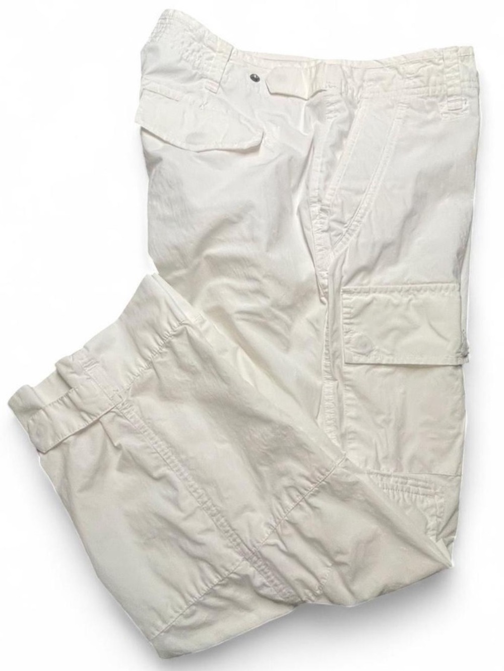 Ralph Lauren White Cargo Pants, 10